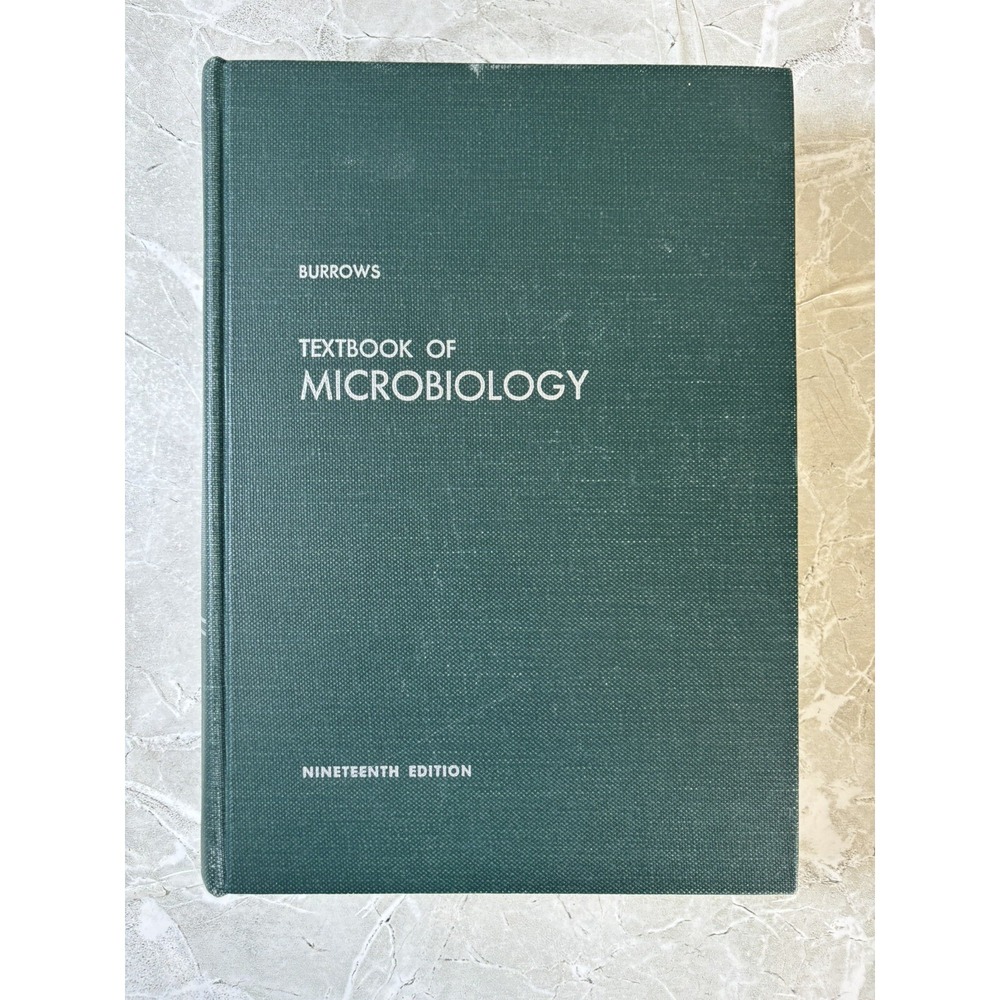 Textbook of Microbiology By William Burrows 19th Edition 1968